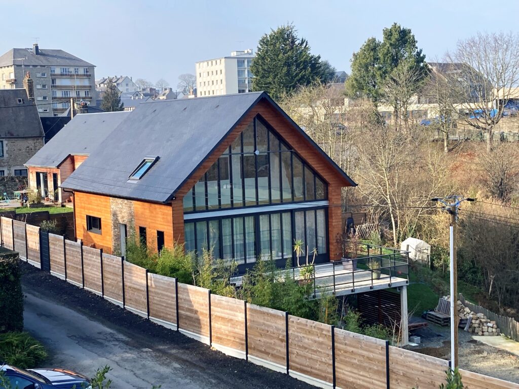 Maîtrise d'œuvre : Façade maison en ossature bois