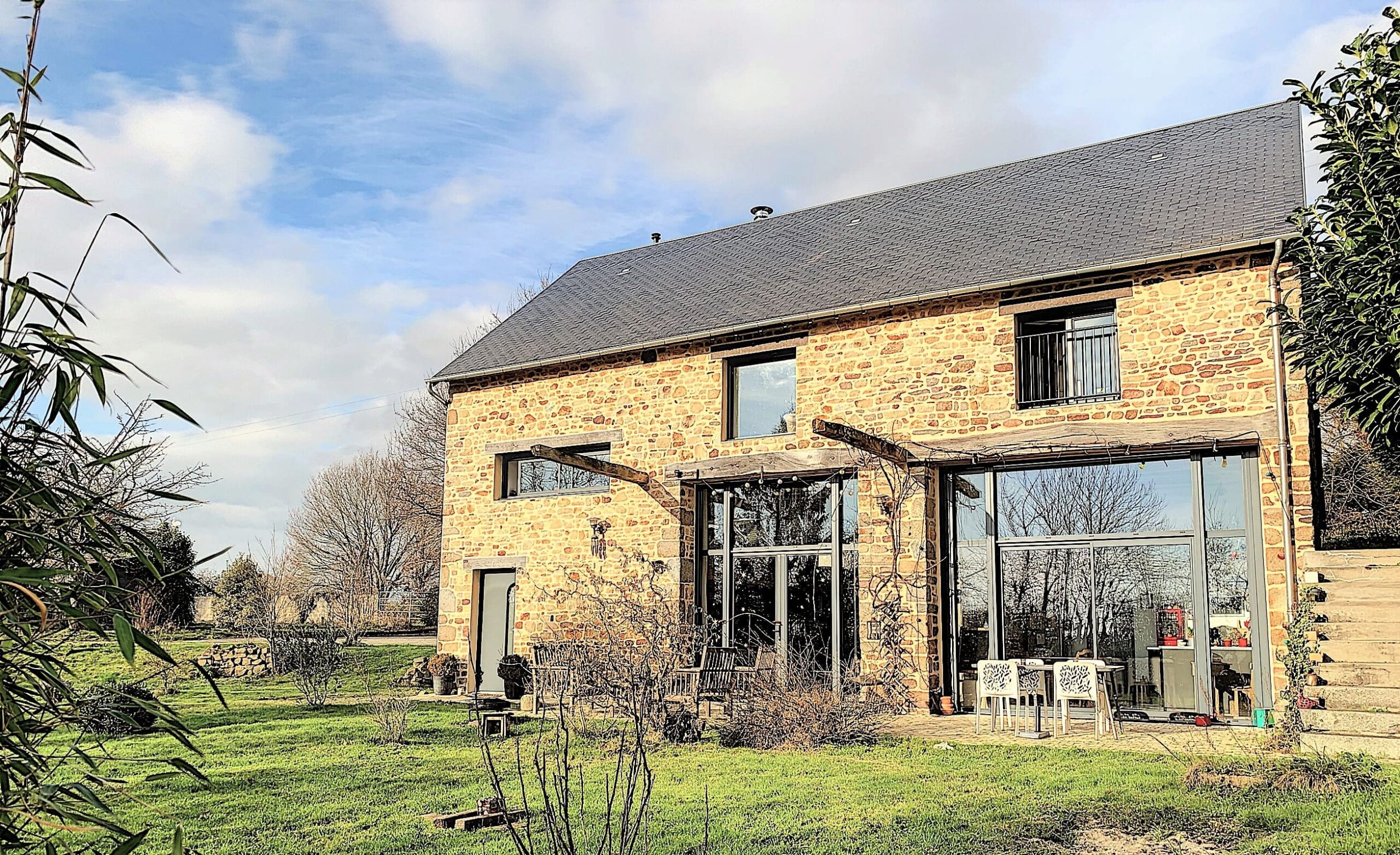 Maîtrise d'œuvre : rénovation de la façade d'une grange