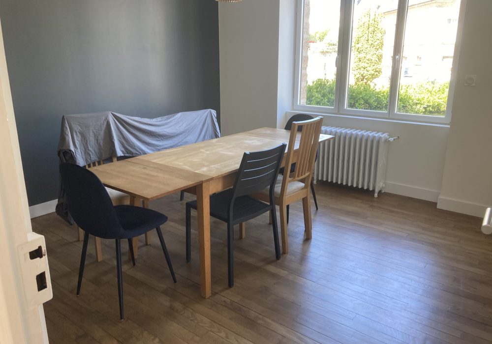 salle à manger avant rénovation