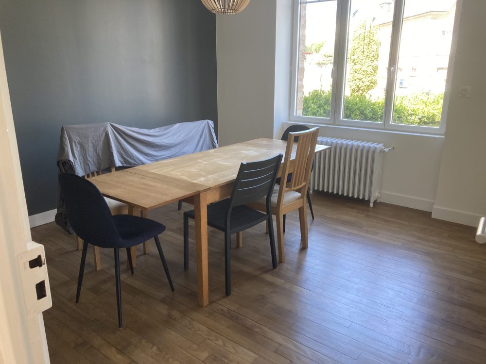 salle à manger avant rénovation