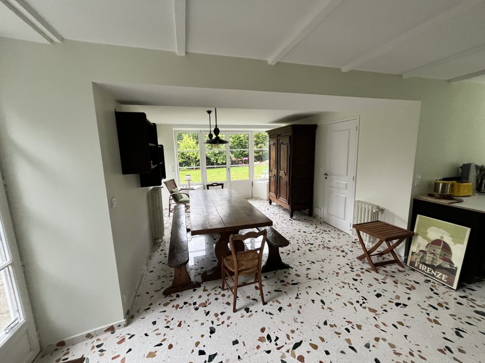 salle à manger renovée