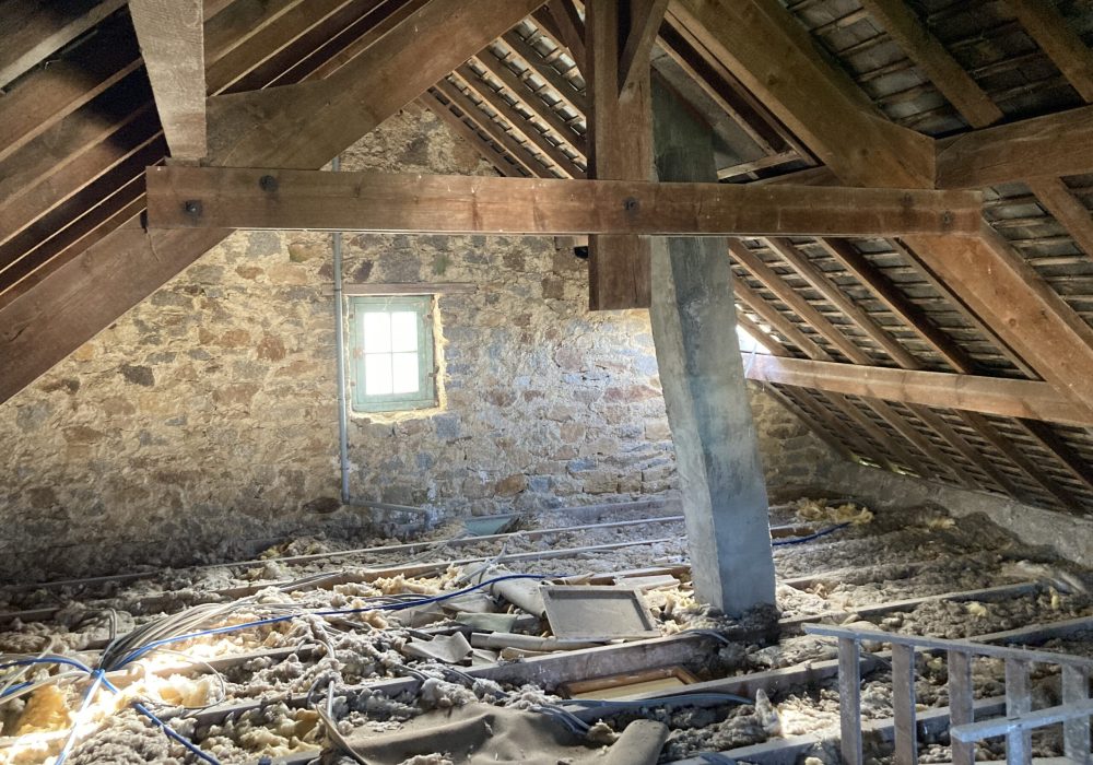 intérieur d'une maison a rénovée